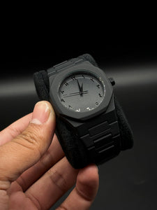 Men's Casual Octagonal Dial Watch with Arabic Numerals.